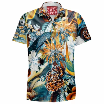 Bird Hawaiian-Shirt, Flower Hawaiian-Shirt