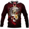 Skull Fleece-Hoodie