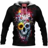 Skull Fleece-Hoodie
