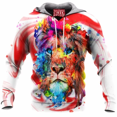 Lion Fleece-Hoodie