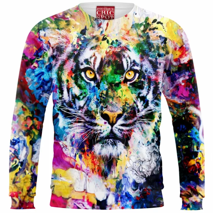 Watercolor Tiger Sweatshirt