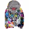 Tiger Zip-Fleece-Hoodie