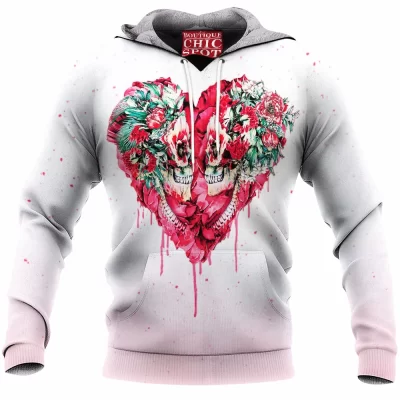 Abstract Fleece-Hoodie