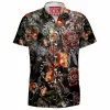 Snake Hawaiian-Shirt, Flower Hawaiian-Shirt