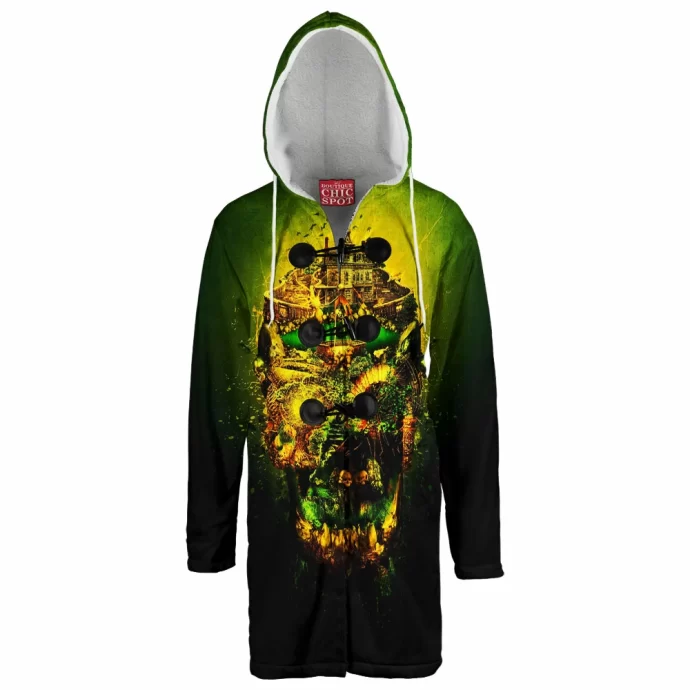 Haunted Skull Hooded Cloak Coat