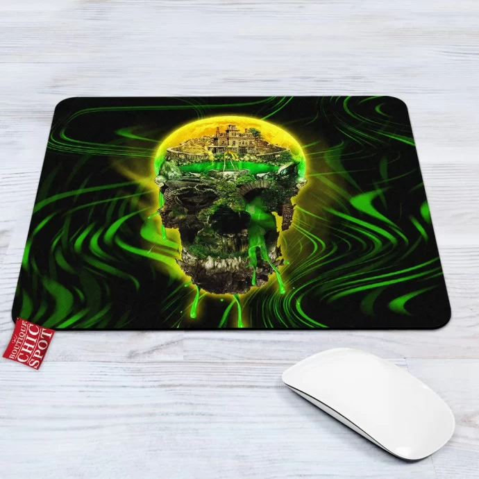 Haunted Skull Mouse Pad