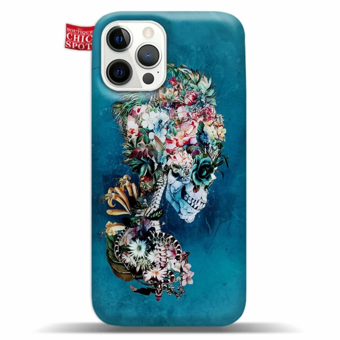 Floral Skull Phone Case Iphone