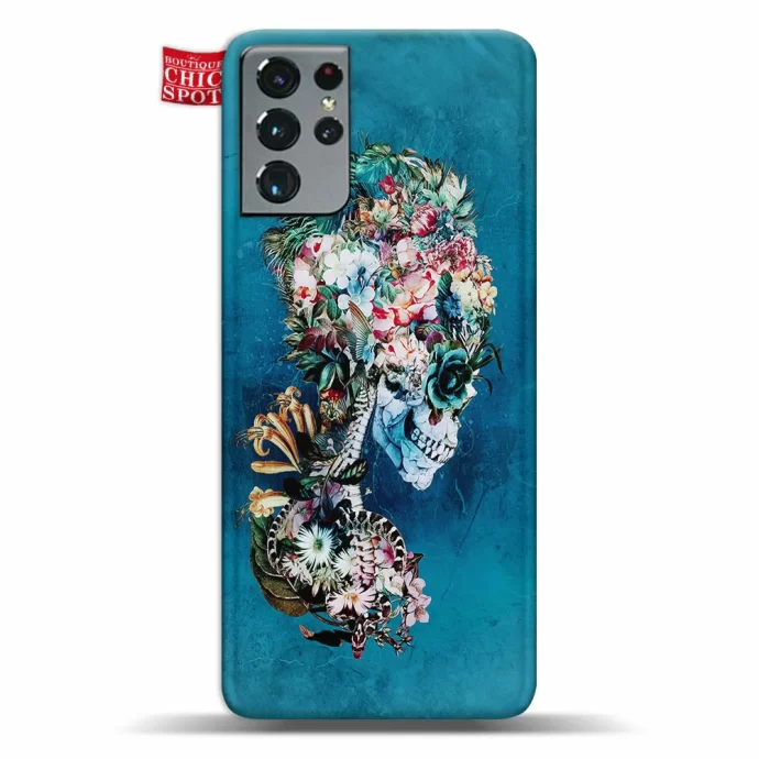 Floral Skull Phone Case Samsung