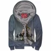 Horror Zip-Fleece-Hoodie