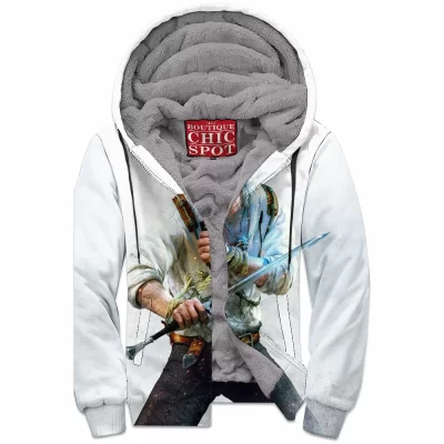 Horror Zip-Fleece-Hoodie