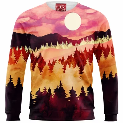 Landscape Sweatshirt, Abstract Sweatshirt, Autumn Sweatshirt