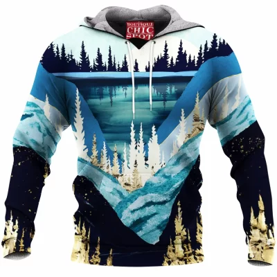 Abstract Fleece-Hoodie