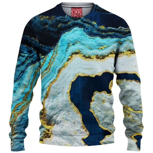 Aerial Ocean Knitted Sweater