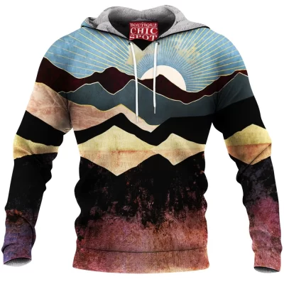 Abstract Fleece-Hoodie