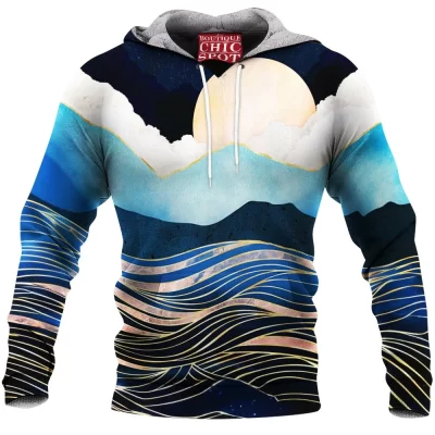 Abstract Fleece-Hoodie