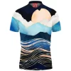 Abstract Polo Shirt
