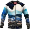 Abstract Zip-Hoodie