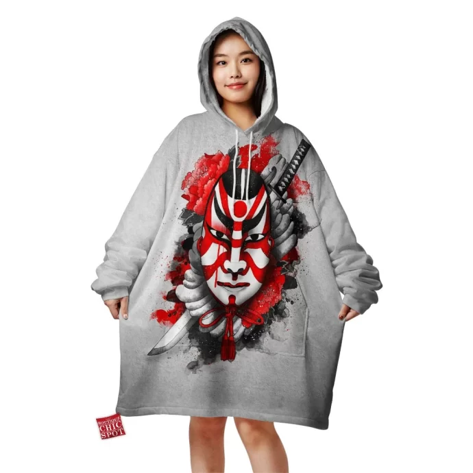 Samurai Kumadori Blanket Hoodie