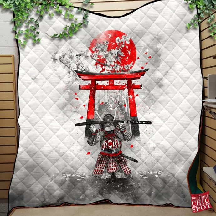 Samurai Quilt Blanket