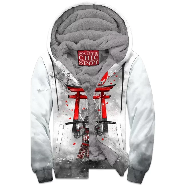 N THAO Boutique 10730 Zip Fleece Hoodie