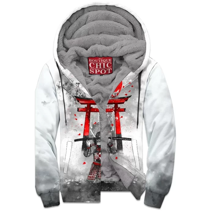 Samurai Zip Fleece Hoodie