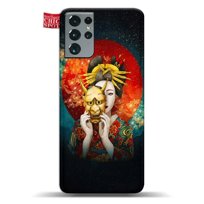 Geisha Mask Phone Case Samsung