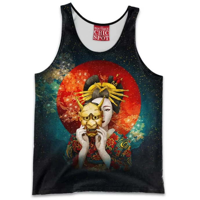 Geisha Mask Tank Top