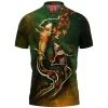 Autumn Polo Shirt, Koi Polo Shirt