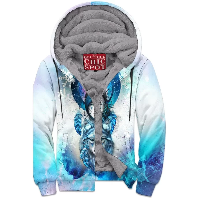 Winter Dreams Zip Fleece Hoodie