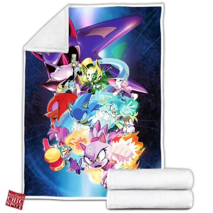 Team Sonic Fleece Blanket