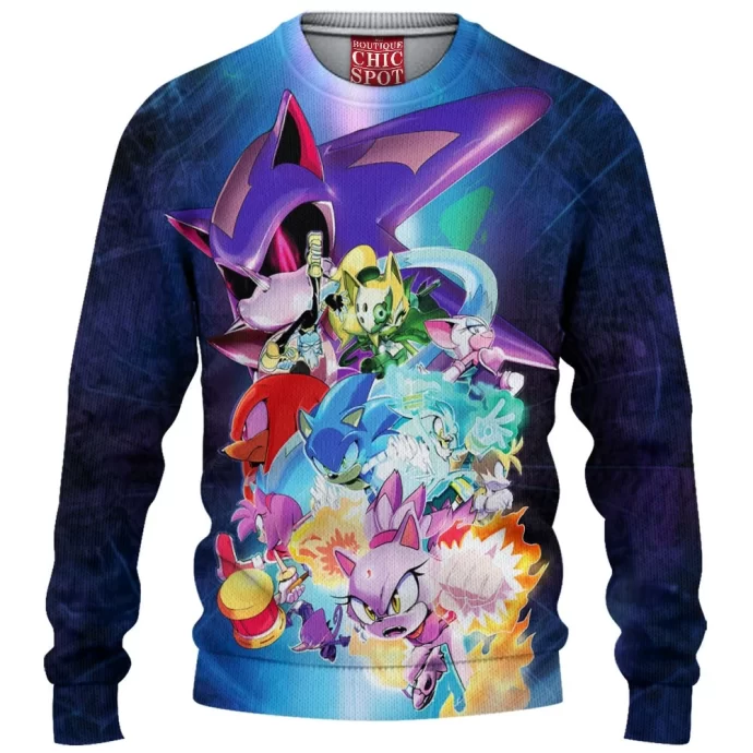 Team Sonic Knitted Sweater