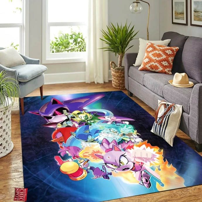 Team Sonic Rectangle Rug