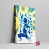 Blue Power Ranger Canvas Wall Art