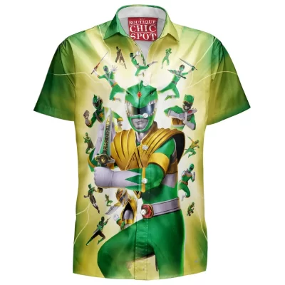 Mighty Morphin Power Rangers Hawaiian-Shirt