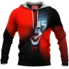 Horror Fleece-Hoodie, Pennywise Fleece-Hoodie