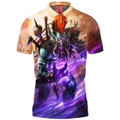 Game Polo Shirt, Dota Polo Shirt, Voljin Polo Shirt, Warcraft Polo Shirt
