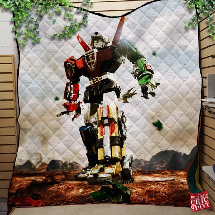 Voltron Quilt Blanket