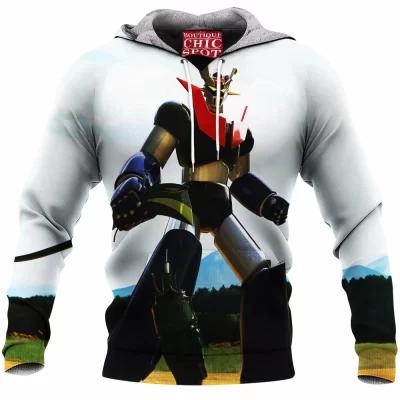 Anime Fleece-Hoodie, Mazinger Z Fleece-Hoodie