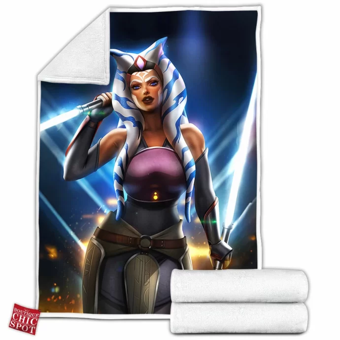 Ahsoka Tano Fleece Blanket