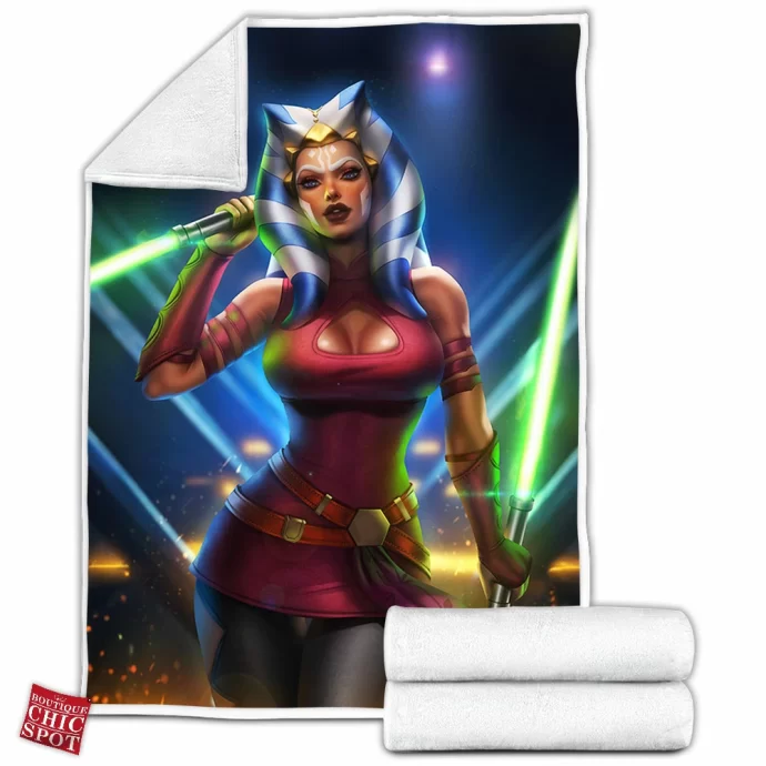 Ahsoka Tano Fleece Blanket