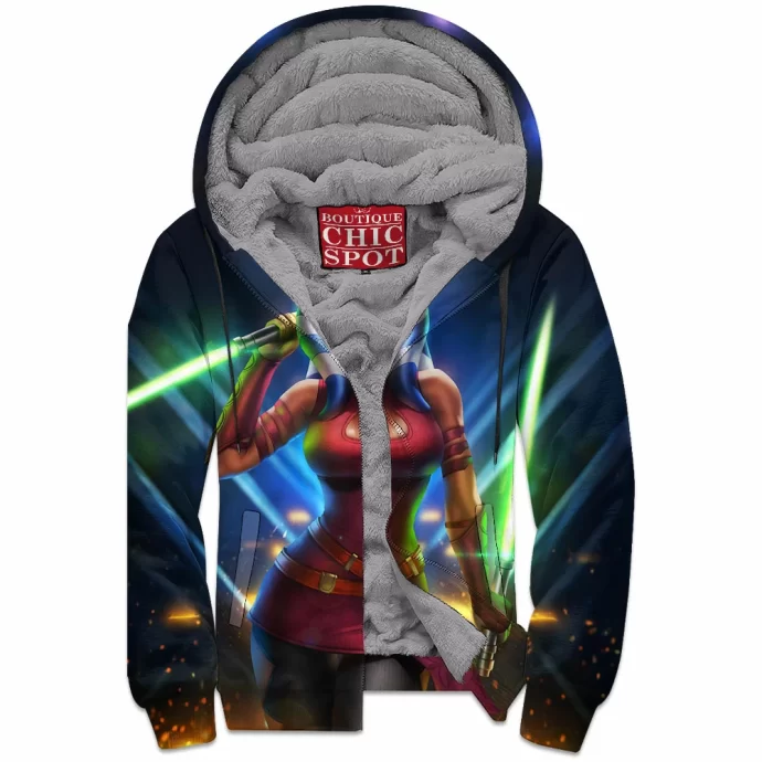 Ahsoka Tano Zip Fleece Hoodie