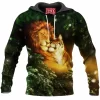 Lion And Tiger Hoodie