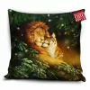 Lion And Tiger Pillow Cover