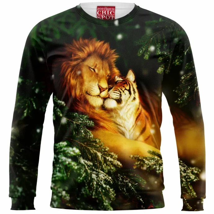 Lion And Tiger Sweatshirt