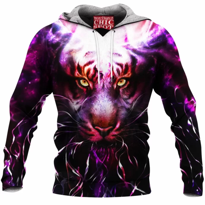 Burning Bright Tiger Fleece Hoodie