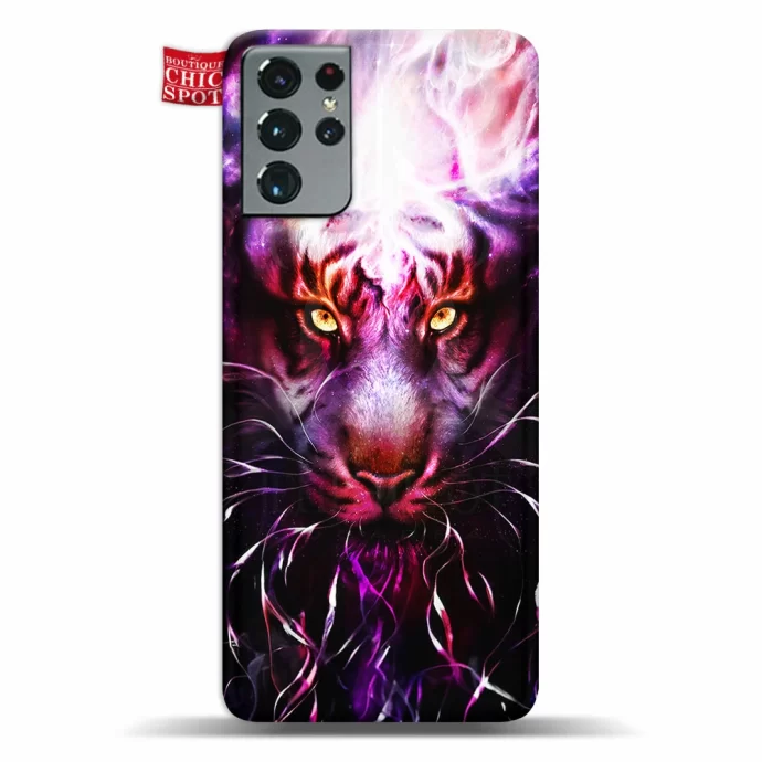 Burning Bright Tiger Phone Case Samsung