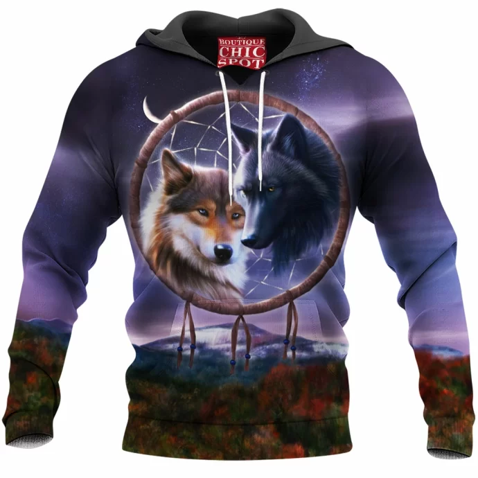 Dreamcatcher Wolf Hoodie