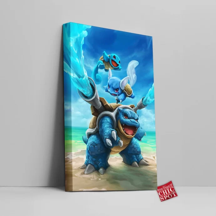 Squirtle Canvas Wall Art