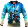 Anime Hoodie, Pokemon Hoodie, Squirtle Hoodie