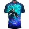 Comic Polo Shirt, Storm Polo Shirt, X-men Polo Shirt